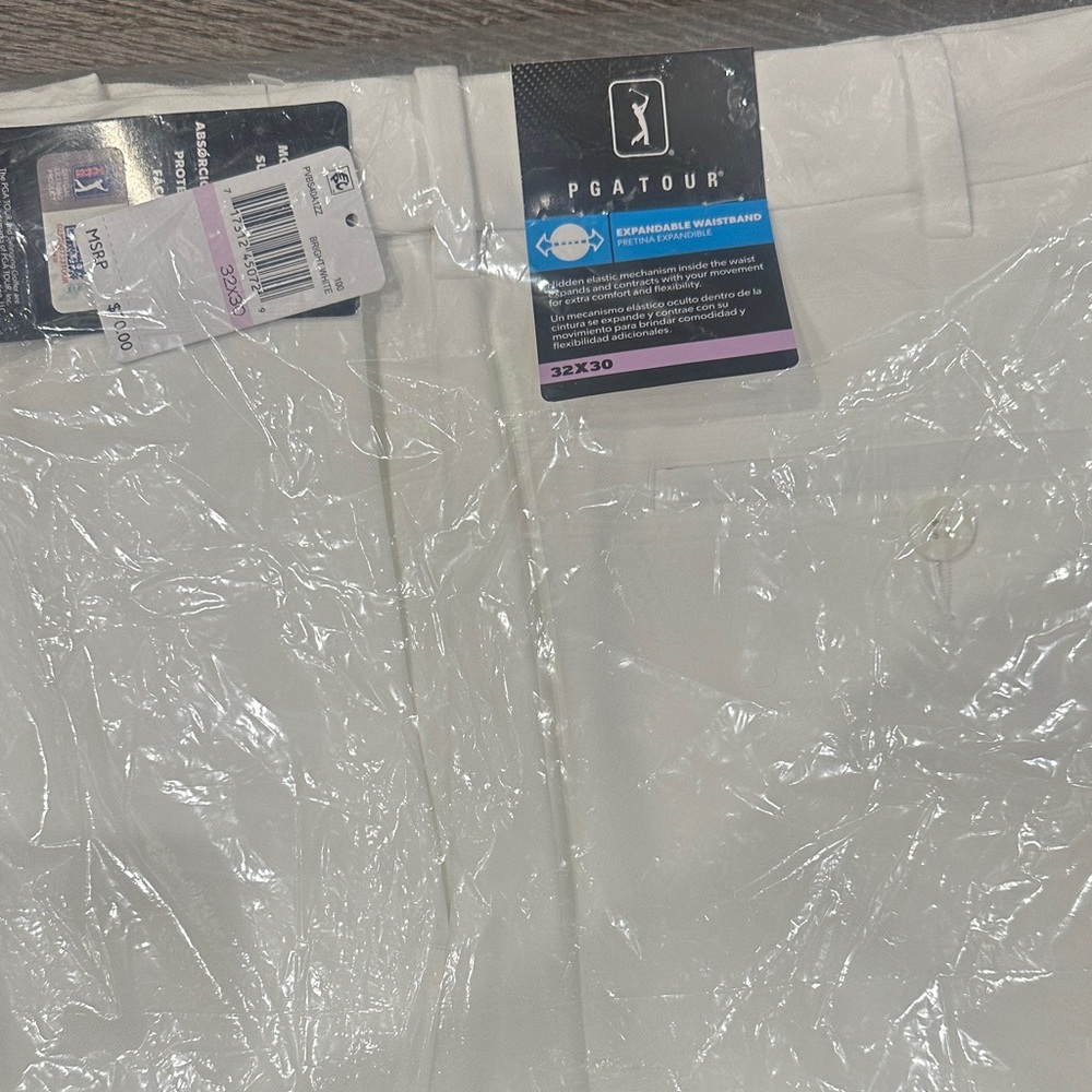 PGA Tour Classic White Golf Trousers